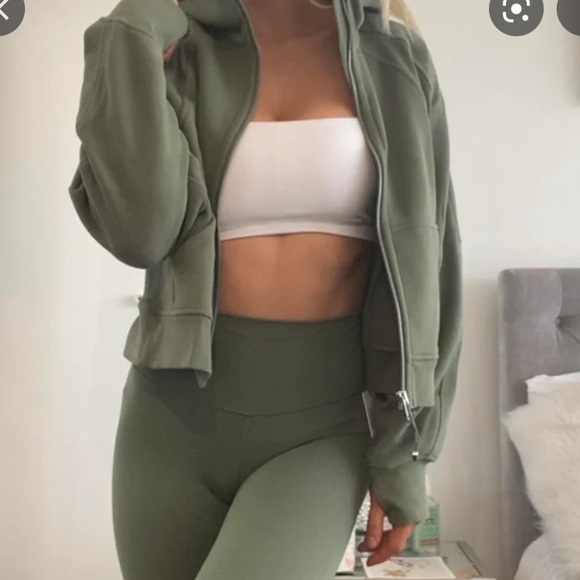 lululemon athletica Jackets & Blazers - 💚LULULEMON SCUBA HOODIE FULL ZIP-GREEN TWILL-M/L-XL/XXL💚